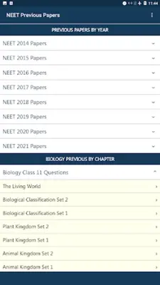 NEET Practice Papers android App screenshot 5